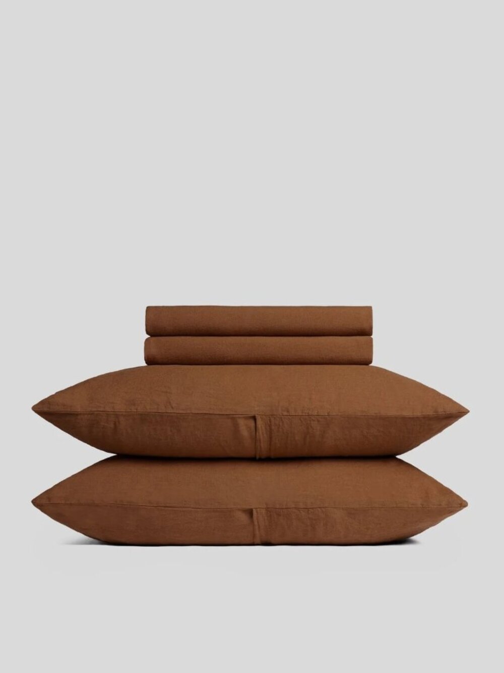 Parachute Tobacco QUEEN Relaxed Linen Sheet Set
